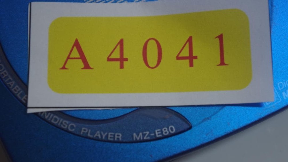 Sony MD Walkman MZ-E80 Blue Operation Confirmed