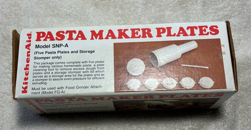 KITCHENAID PASTA MAKER PLATES -MODEL SNP-A