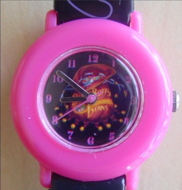 RARE Harry Potter Bertie Botts Watch, Never Worn, Fresh Battery, Running