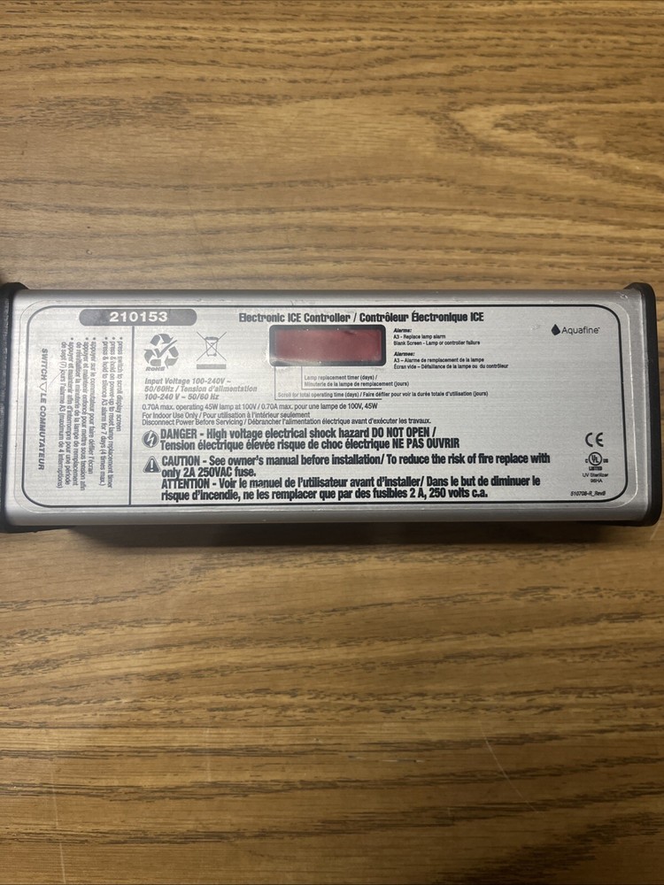 Aquafine 210153 Electronic ICE Controller