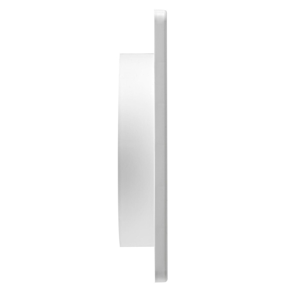 Lambro 363W White Plastic Louvered Vent 8 inch