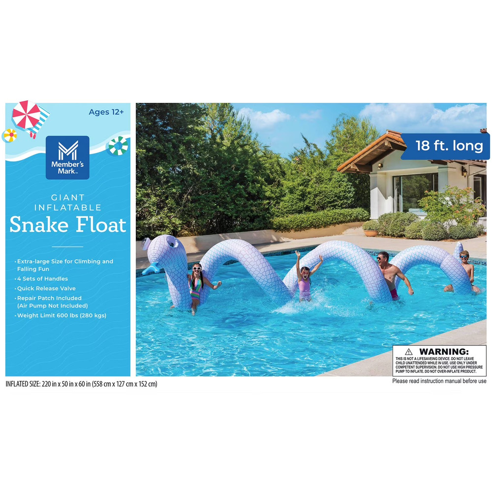 Member's Mark Giant Inflatable Animal Float
