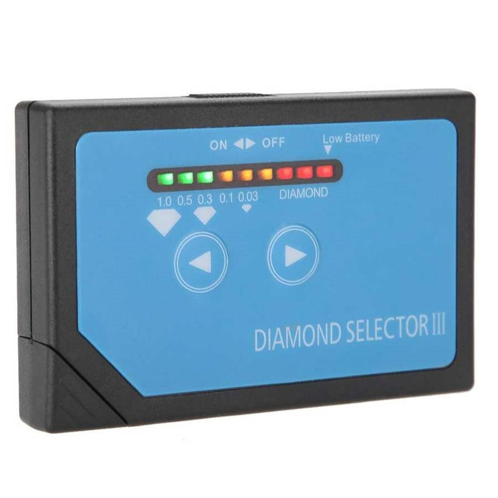 Practical Jewelry Tester Testing Tool Diamond Selector III With LED Indicator