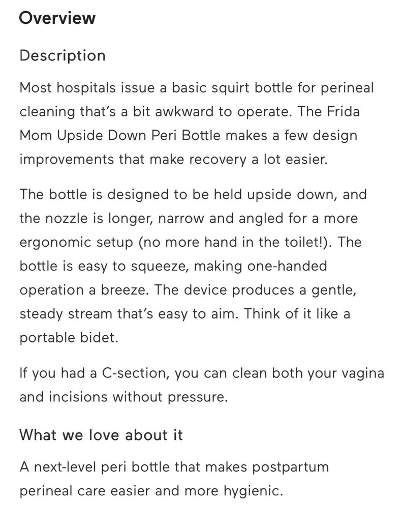 FridaBaby Frida Mom Upside Down Peri Bottle