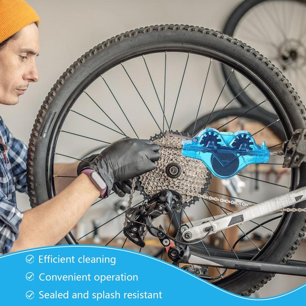 Cycling Cleaning Kit Cycle Chain Scrubber Cleans Tool Quick