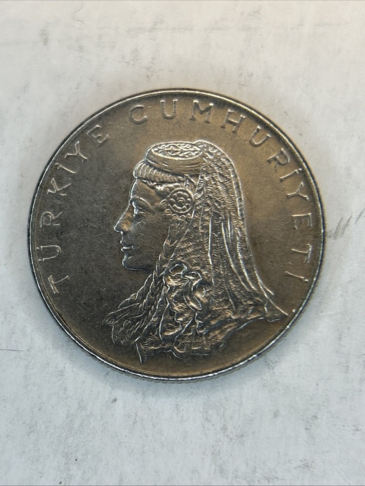 1976 50 Kuruş coin from Turkey