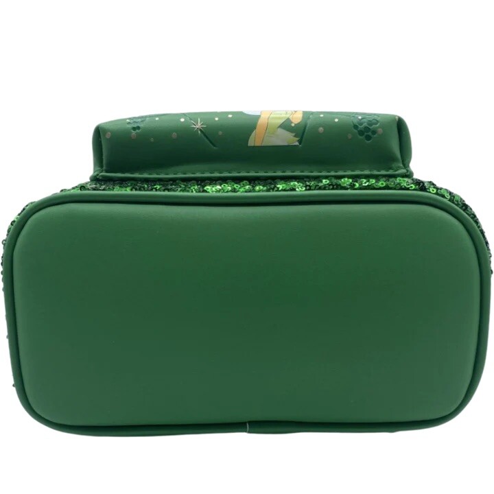 NWT Loungefly Tinker bell Green Sequin Mini Backpack