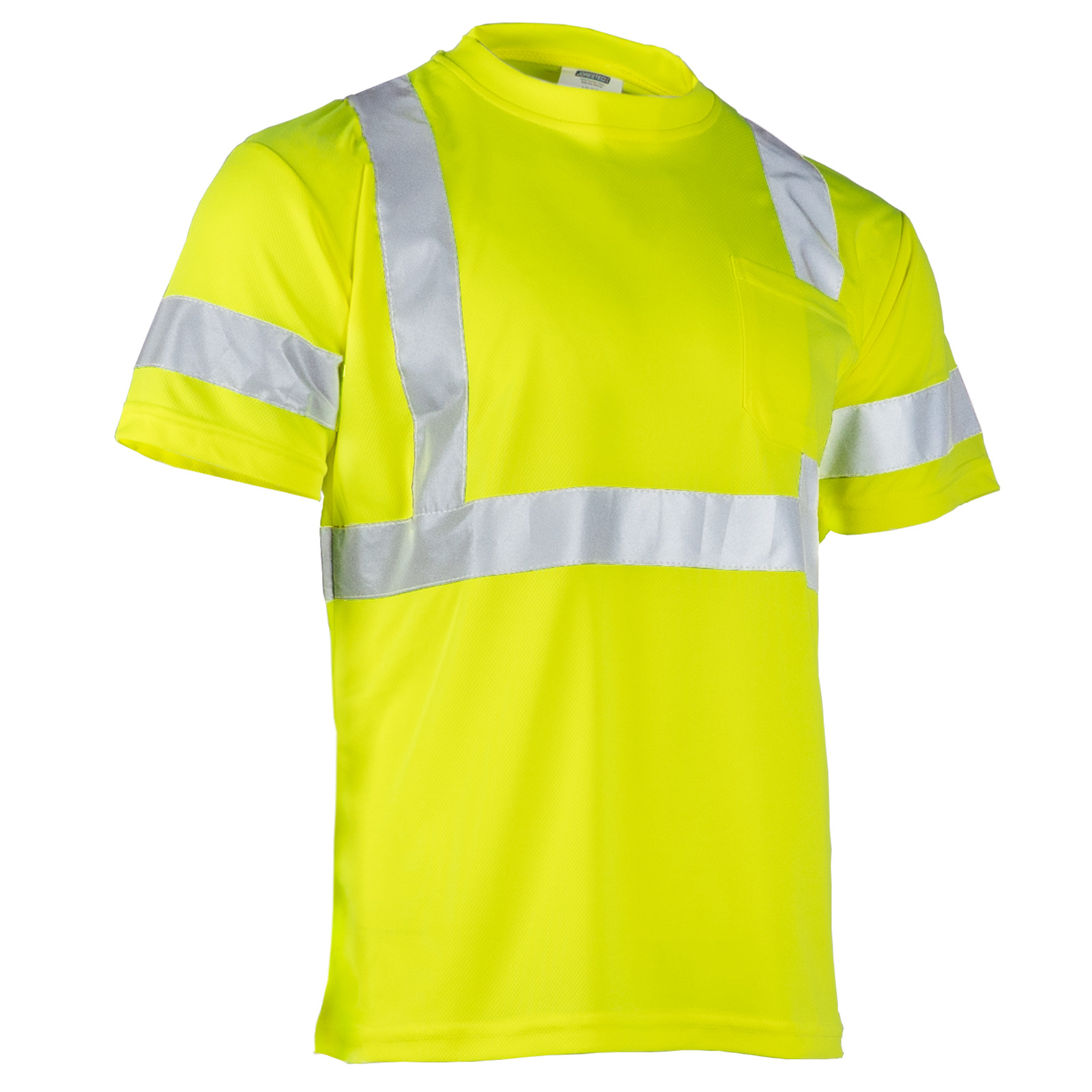 ANSI Class 3 Hi Vis T-Shirt Reflective Safety Short Sleeve