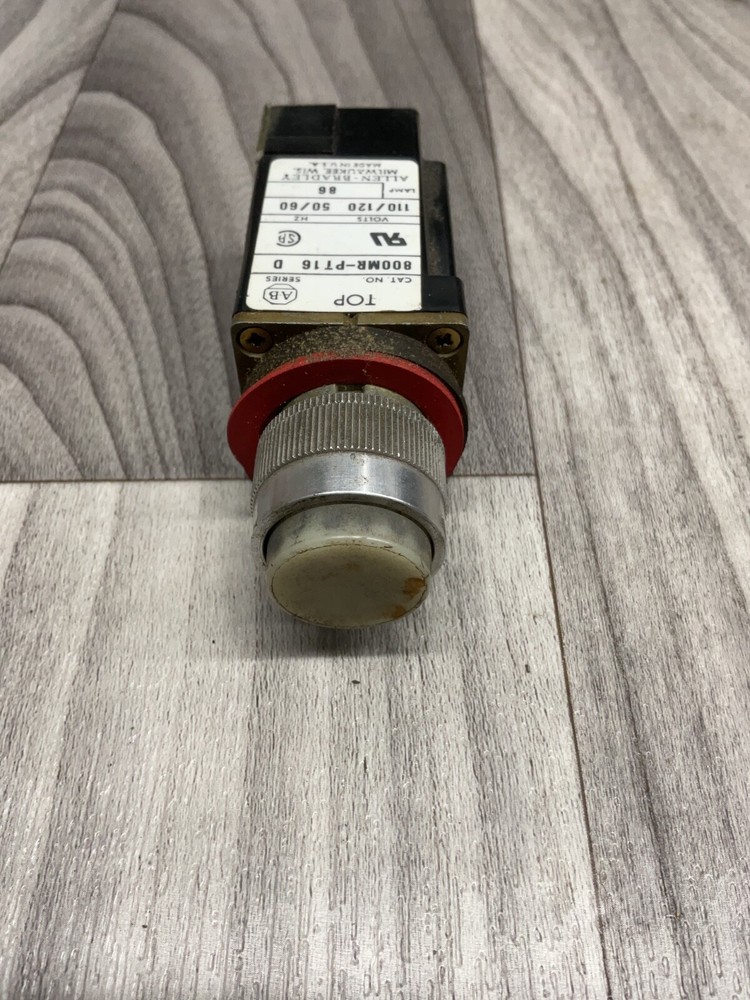 ALLEN BRADLEY Push Button 800MB-PT16 Ser.D #4017PT181