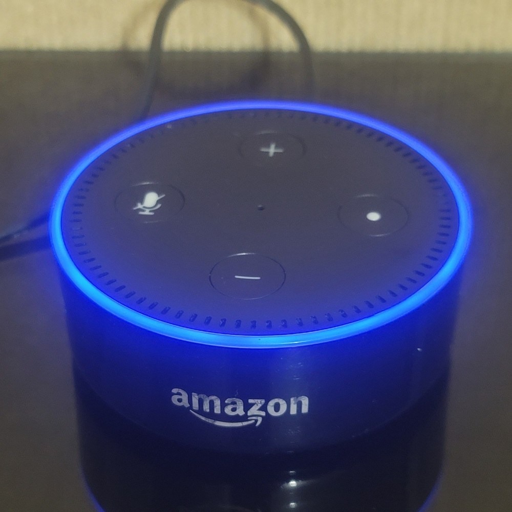 Amazon Echo Dot 2nd Generation Smart Assistant Black RS03QR HydroChemPSC Label