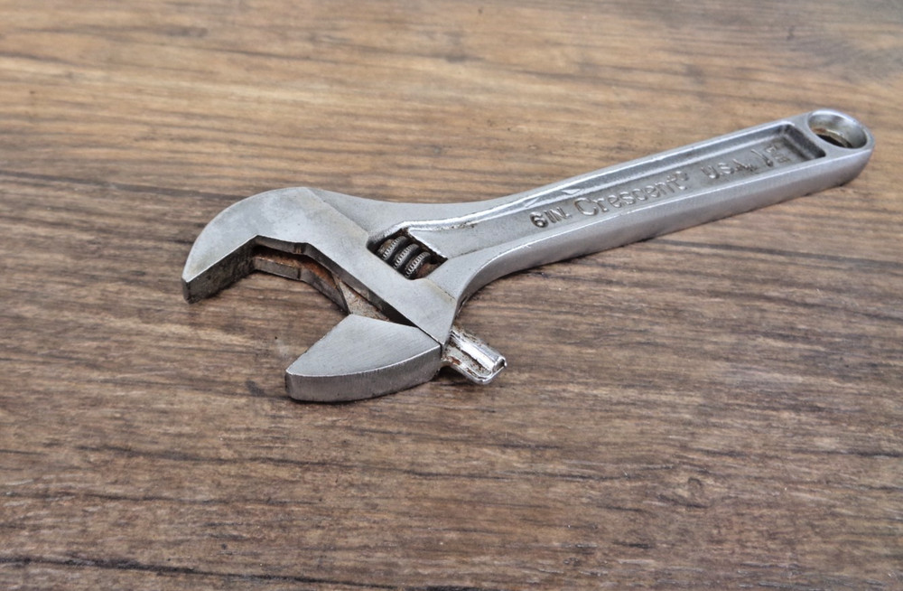 CRESCENT 6" Adjustable Wrench Crestoloy USA