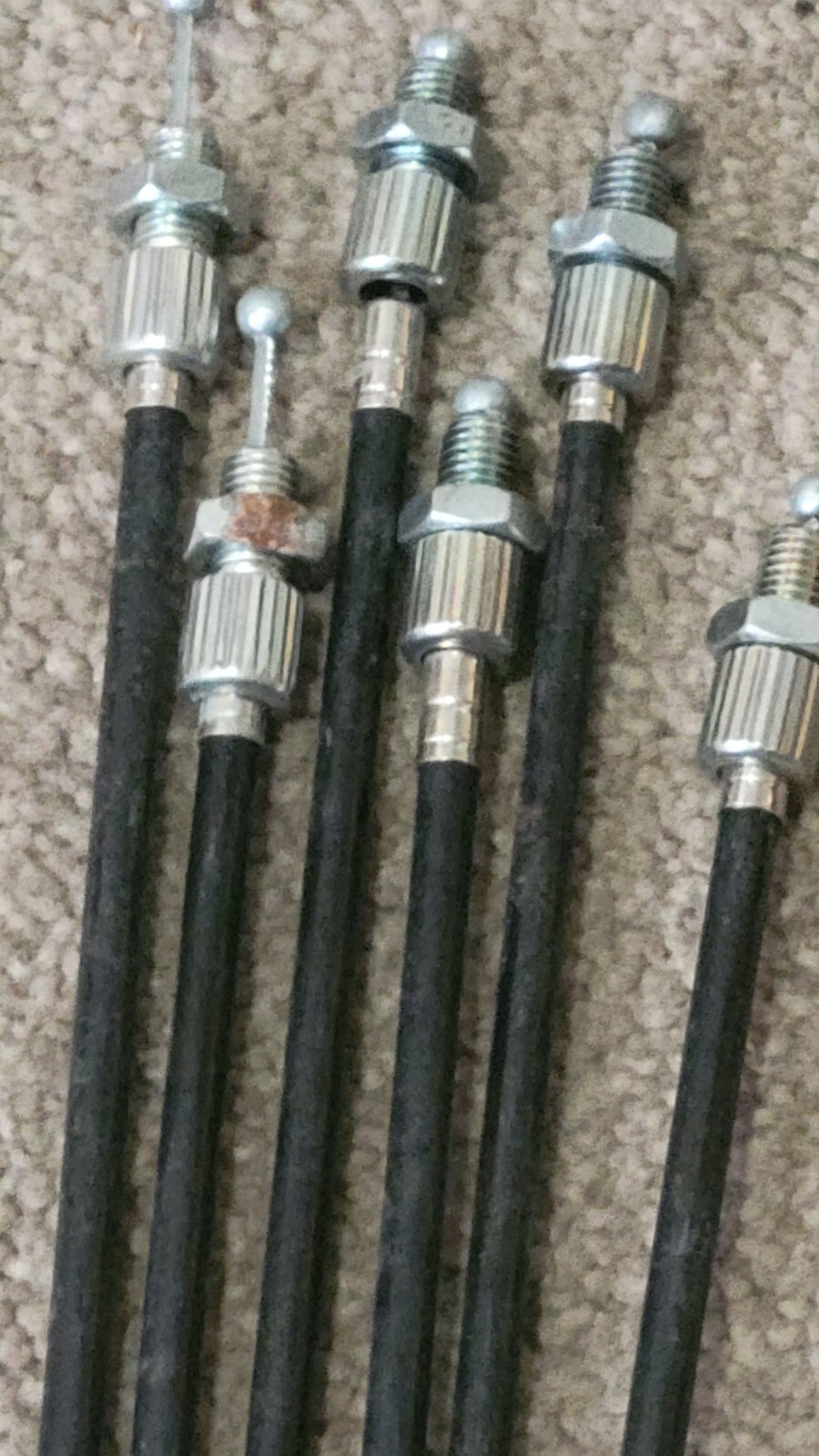 old school NOS Odyssey upper gyro cable lot of 3 bmx freestyle bike black