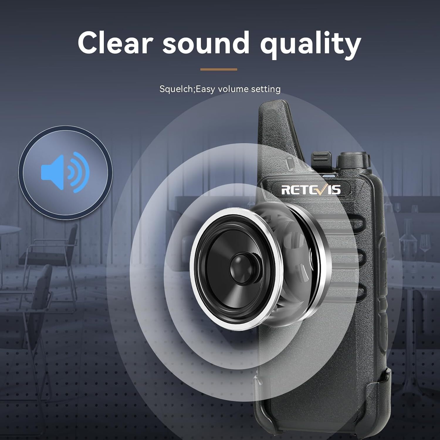 Retevis RT22 UHF Walkie Talkie Two Way Radio 2W CTCSS/DCS VOX For Family 2Pack