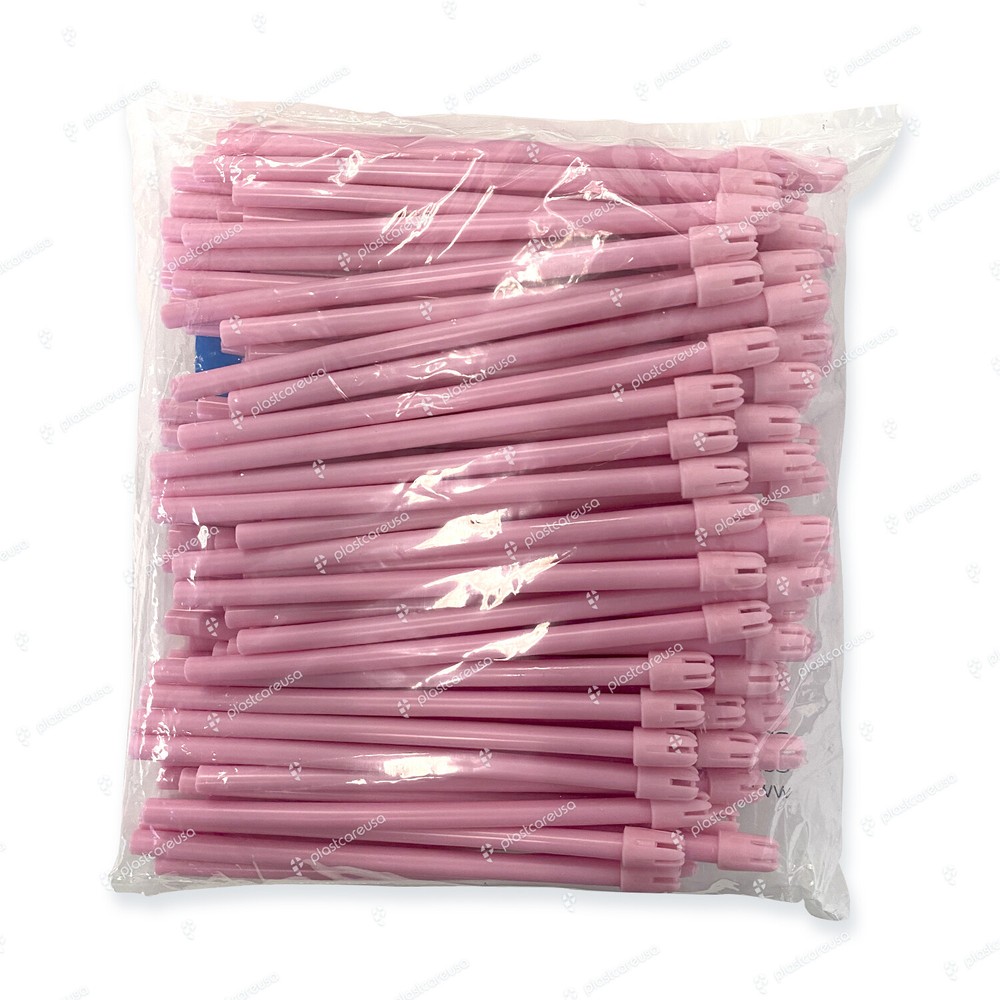1000 Pink Dental Saliva Suction Ejectors Ejector Disposable Tips