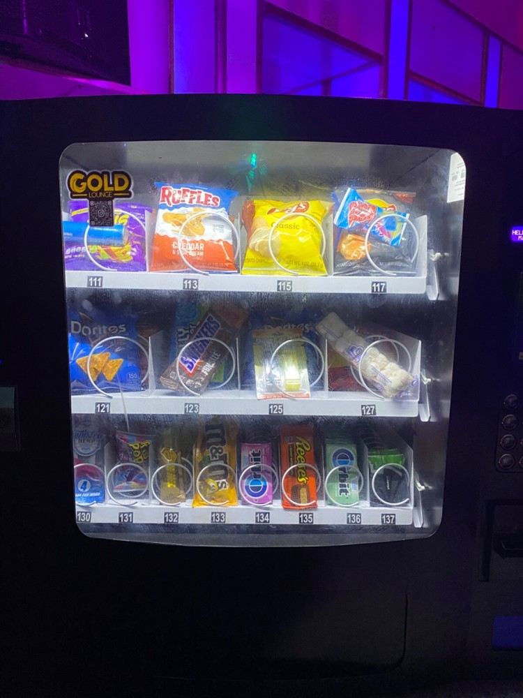 used snack vending machine