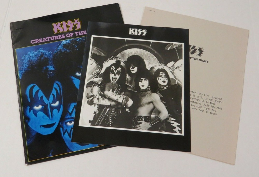 KISS 1982 CREATURES OF THE NIGHT PROMOTIONAL PRESS KIT VINTAGE