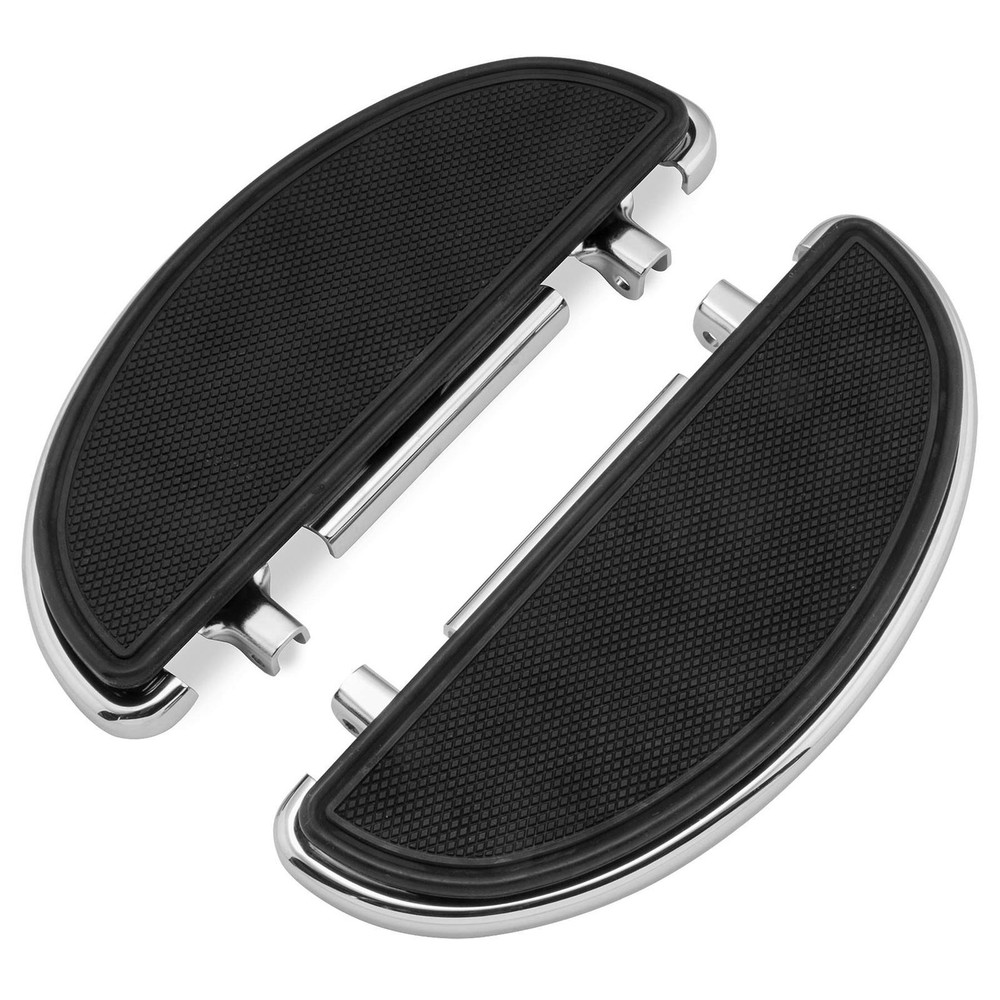 Biker's Choice Half-Moon Floorboard Kit - Chrome 55371