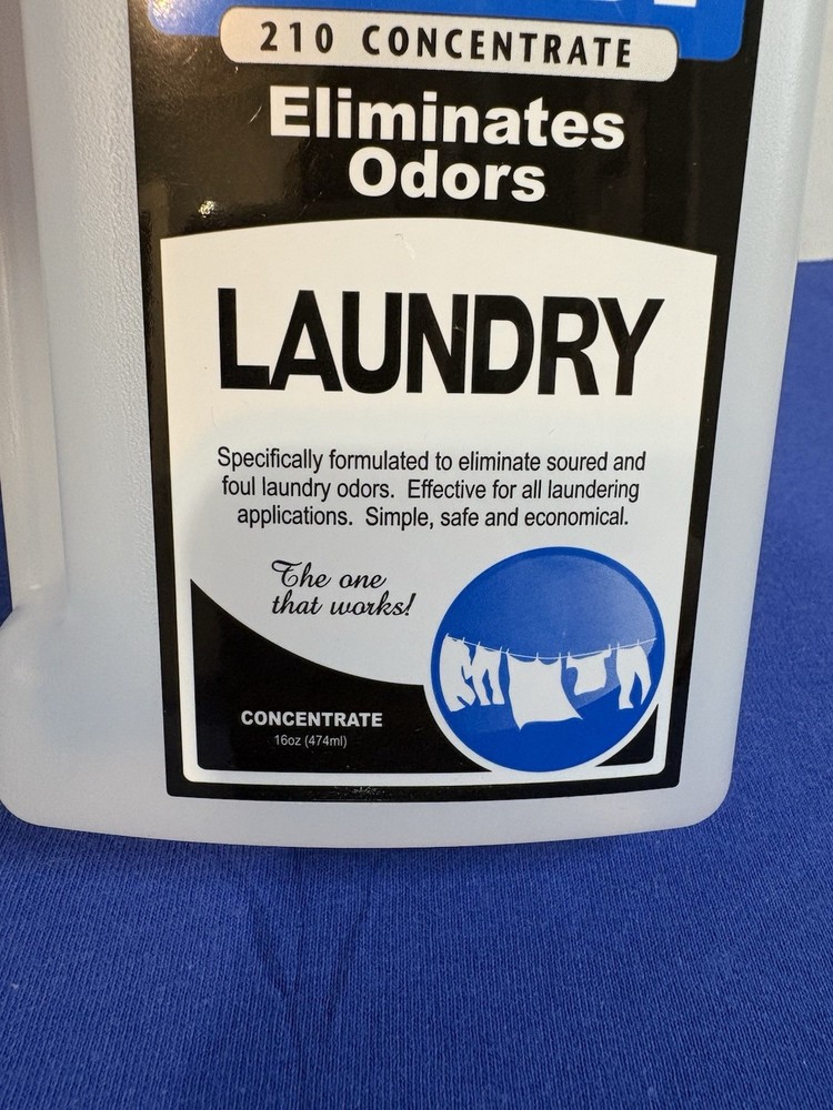 Odorcide Laundry, Eliminates Odor 16 Ounces Concentrate NEW