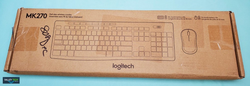 Logitech Keyboard and Mouse wireless combo MK270 USED