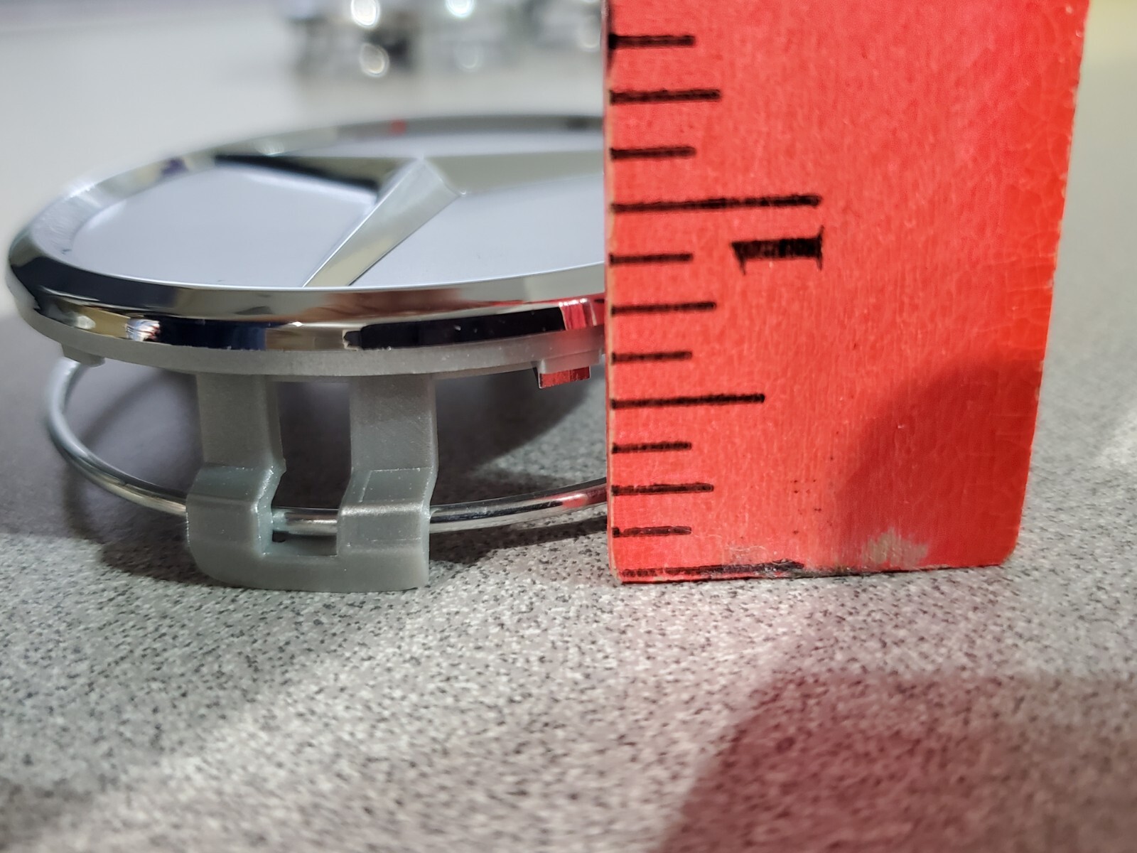 Set Of 4 75MM Wheel Center Rim Hub caps for Mercedes-Benz Silver Chrome Star