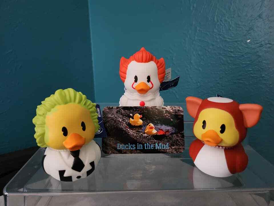 2.5" Warner Brothers (WB) Rubber Ducks - Pennywise, Beetlejuice, and Gizmo