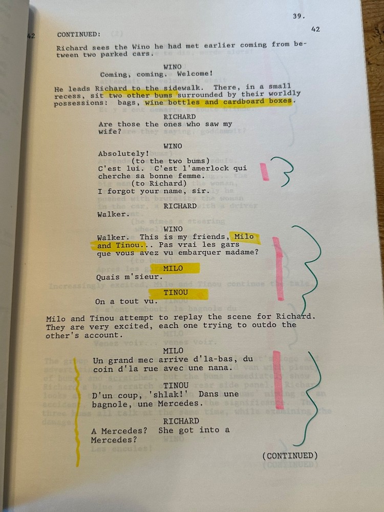 FRANTIC MOVIE ORIGINAL SCREENPLAY SCRIPT HARRISON FORD