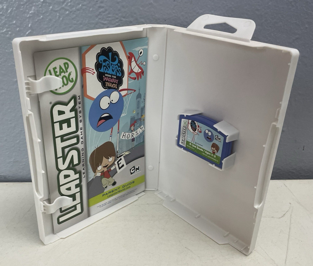 Leap Frog Leapster Learning Games Complete in Case Scholastic 4 Assorted