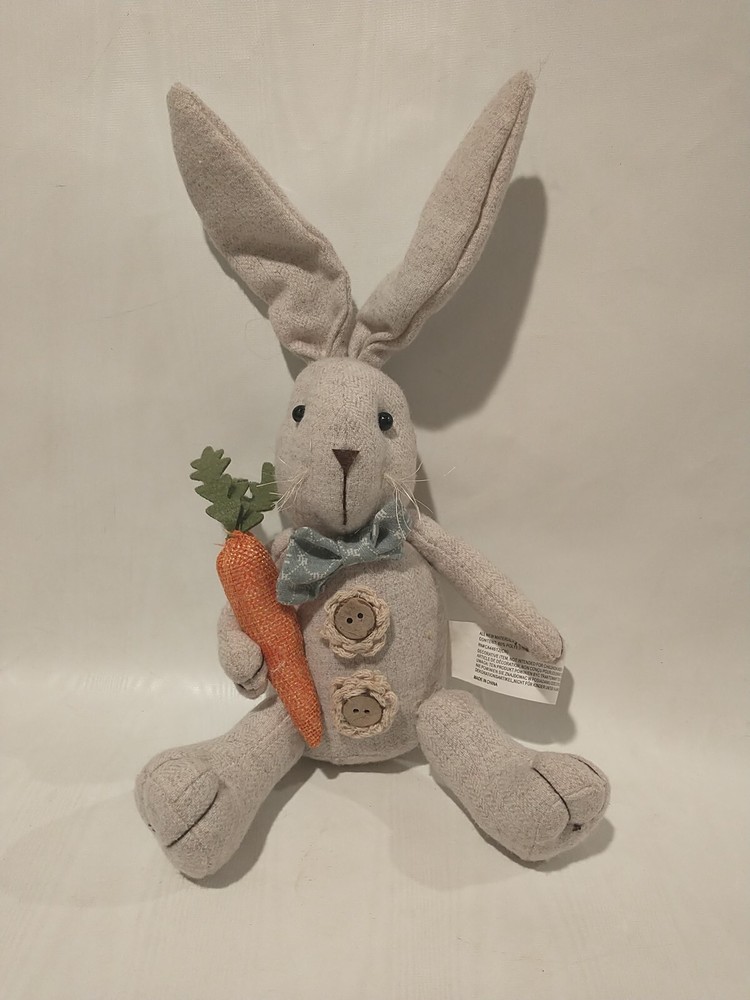 Home Decor Easter Bunny Stuffed animal Bottons, Carrot