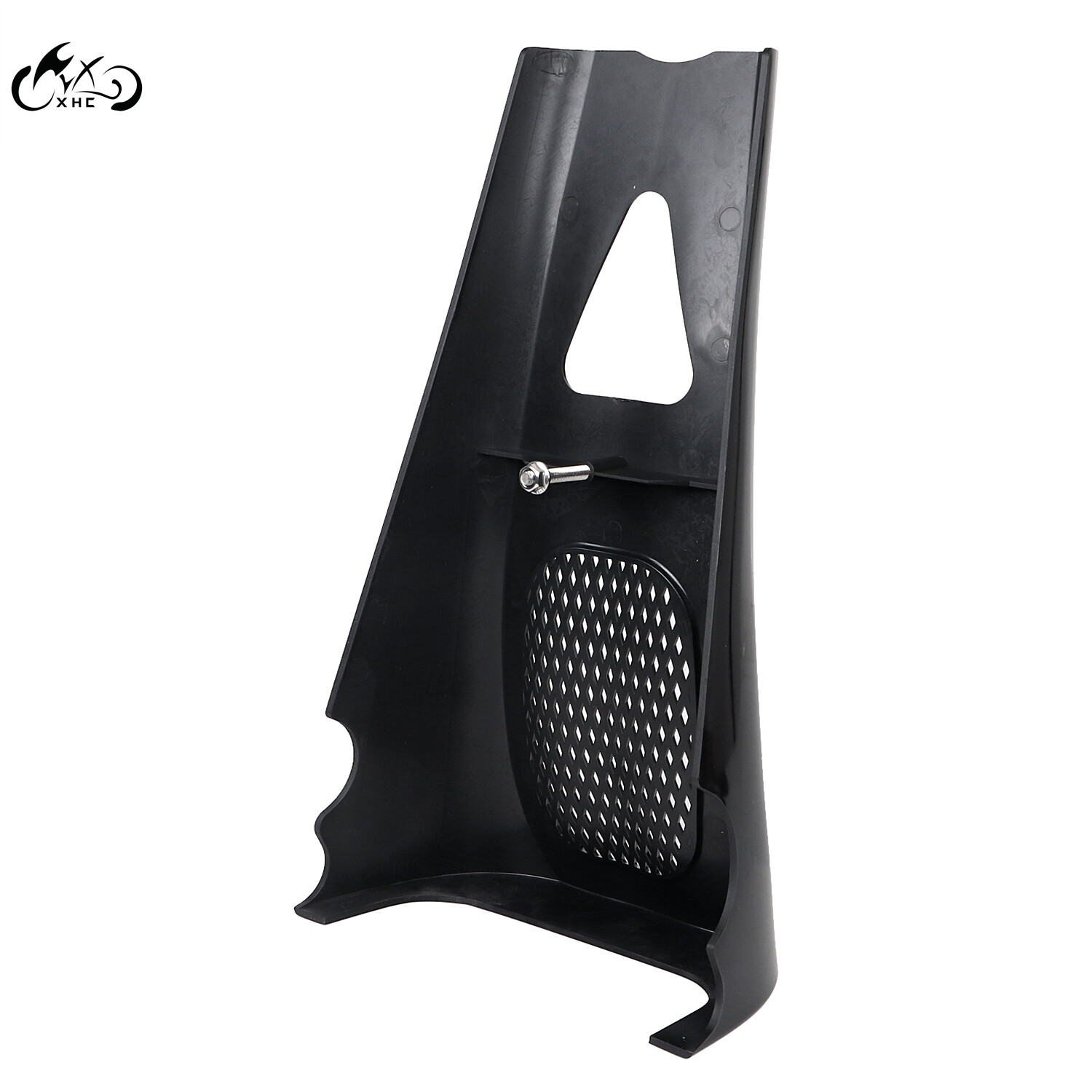 Vivid Black Motor Chin Spoiler For Harley Touring Road Street Glide 2017-2023 M8