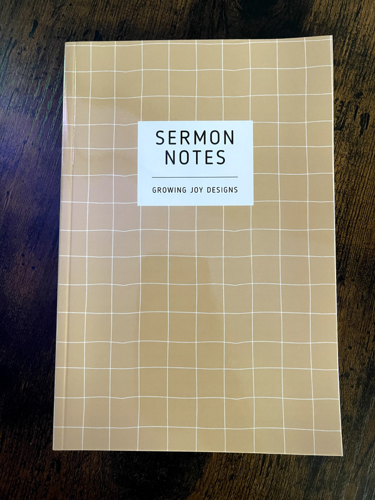 Sermon Note Journal: Guided Christian Notebooks