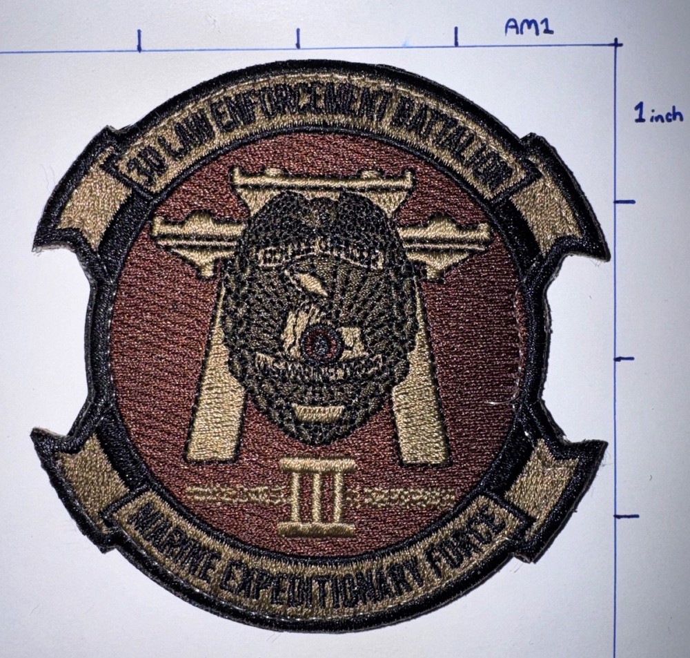 USMC 3d Law Enforcement Battalion - Mainre Expeditionary Force Patch