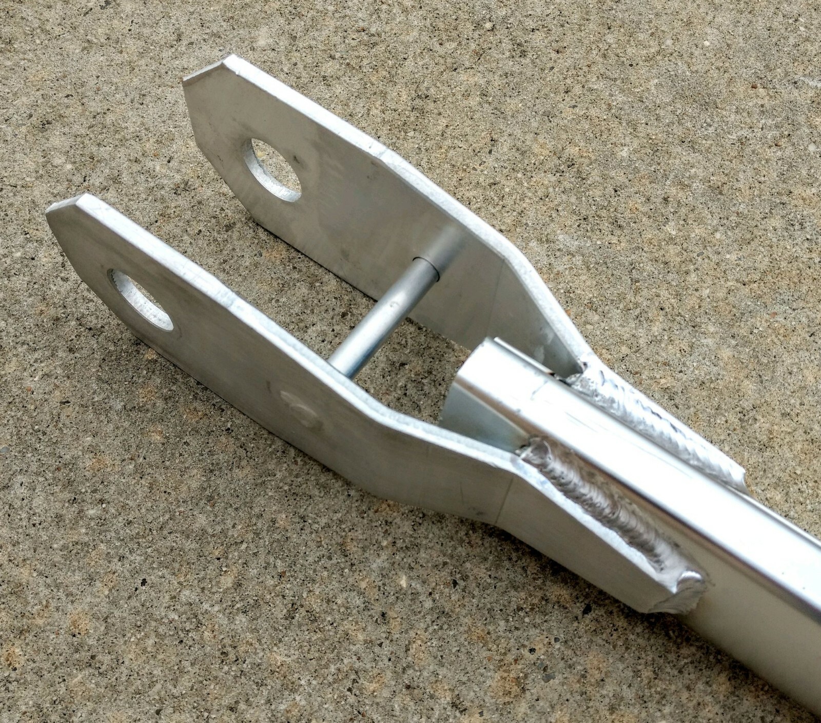 4-Spring Aluminum Lower Arm for Dump Truck Flip Tarp Systems. ** 93" Long **
