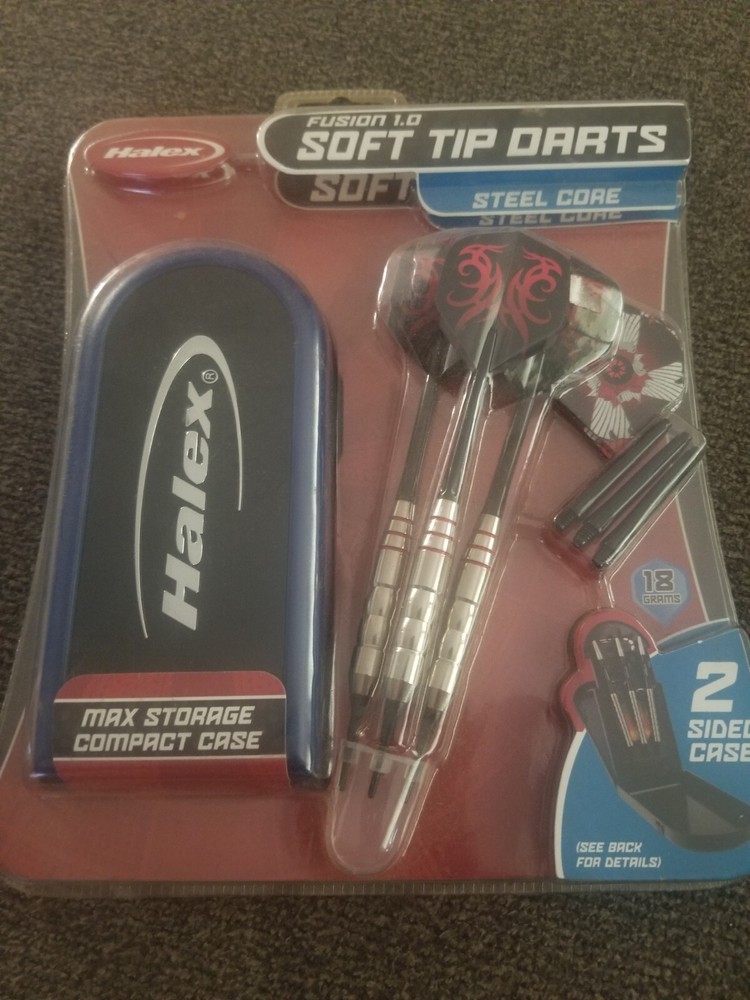 Halex Gravity 1.0 Soft Tip Darts. 18G. Complete Kit