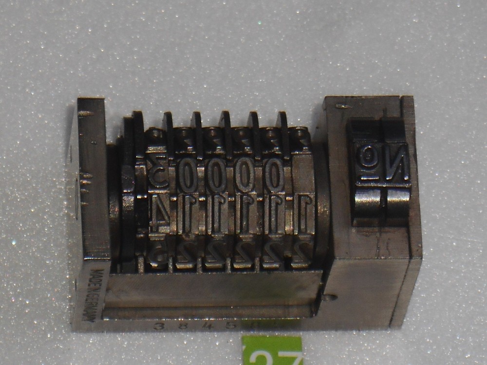 ACME | letterpress numbering machine |37