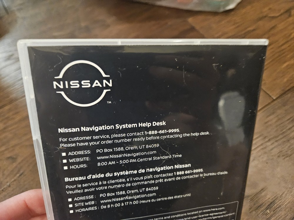 Nissan Navigation System Map Version 12 North America SD Card