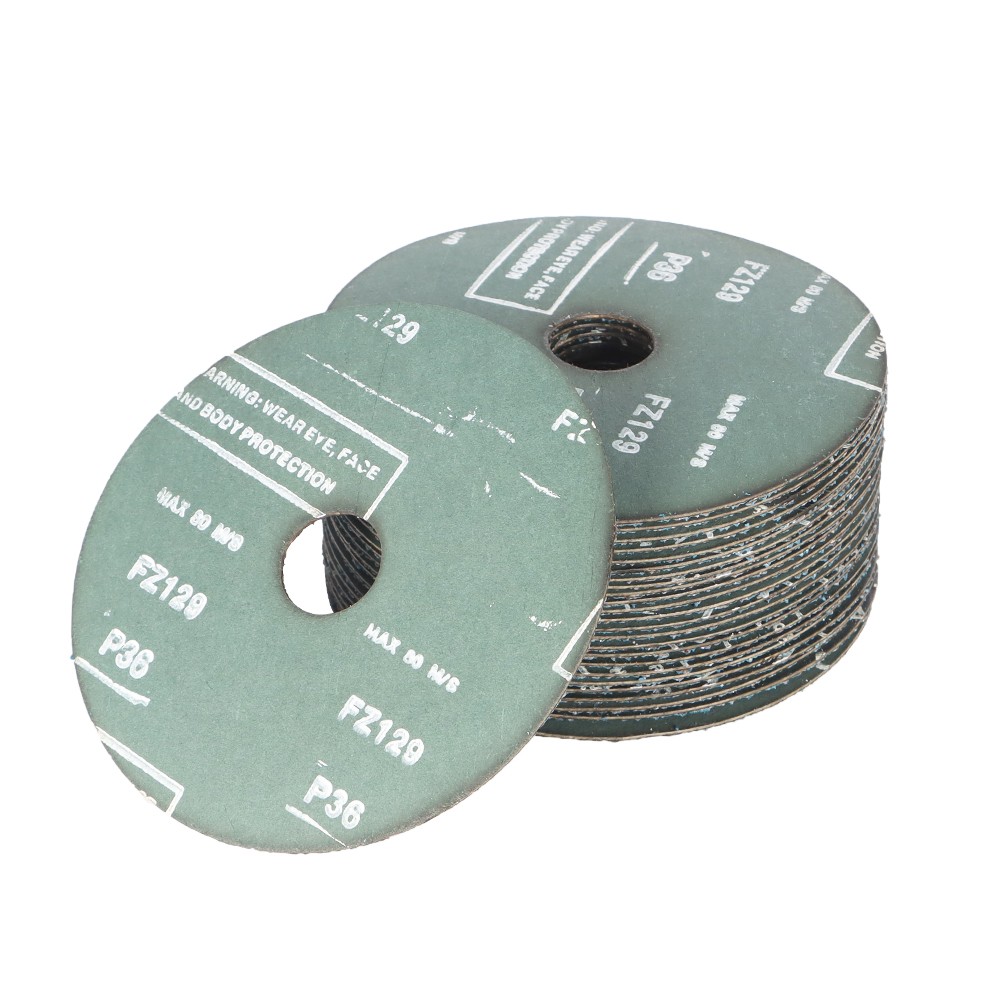 36 Grit 25Pack 5" x 7/8" Zirconia Resin Fiber Grinding And Sanding Discs