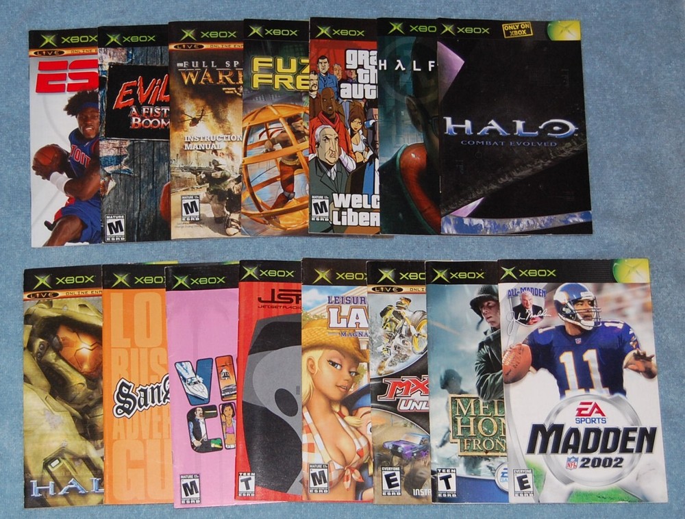 MX VS. ATV Unleashed Microsoft Xbox Manual (Manual Only)