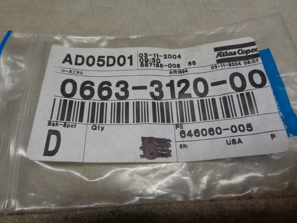 Atlas Copco O-Ring 0663312000