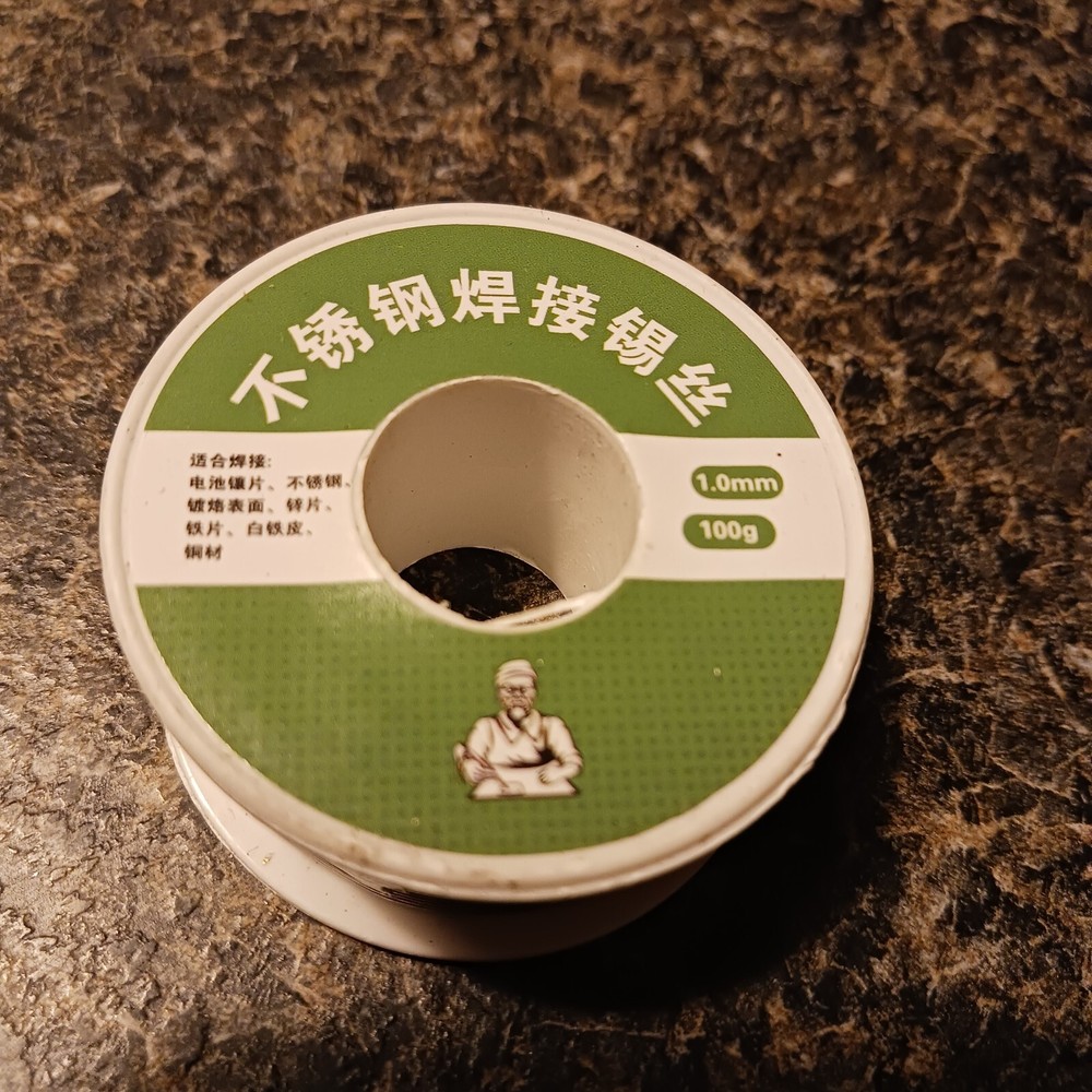 Chinese Solid Wire Solder Electrical Soldering .031"/1.0mm, 100G