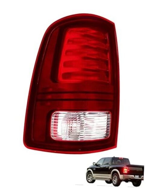 LED Tail Light Compatible with Ram 1500 2013-2018 Ram 2500 Left Driver Side