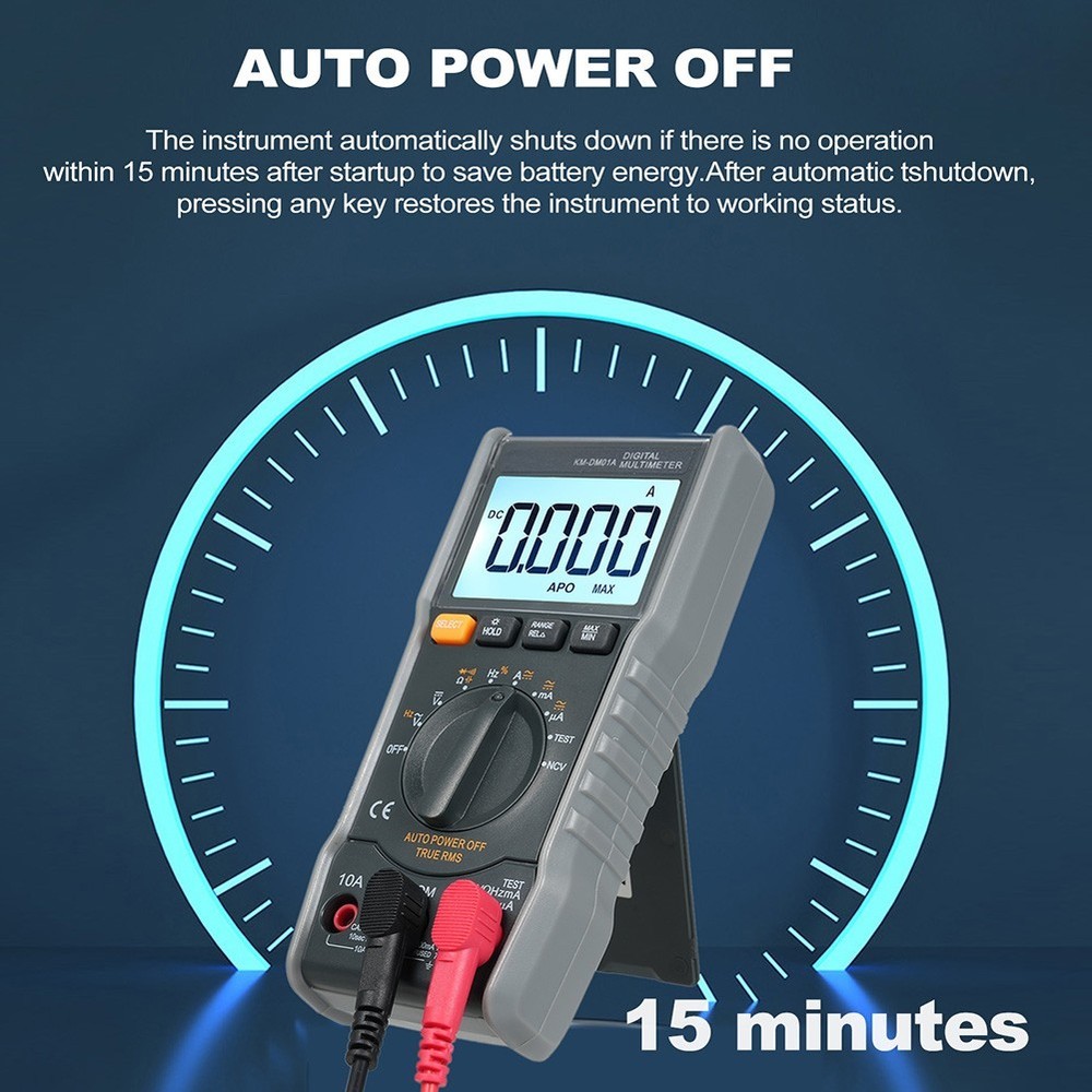 KM-DM01A 6000-Count Multifunctional Meter for Voltage Current and Diode Test