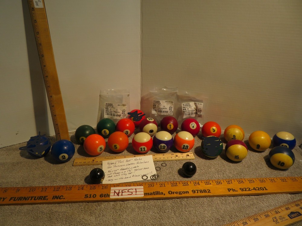 Ponsness Warren Reloading Press Pool Ball Knobs!  Price/each Great Look & Feel!
