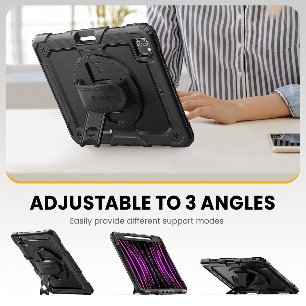 Timecity Protective Case for iPad Pro 12.9 inch 6th/ 5th/ 4th/ 3rd Generation...