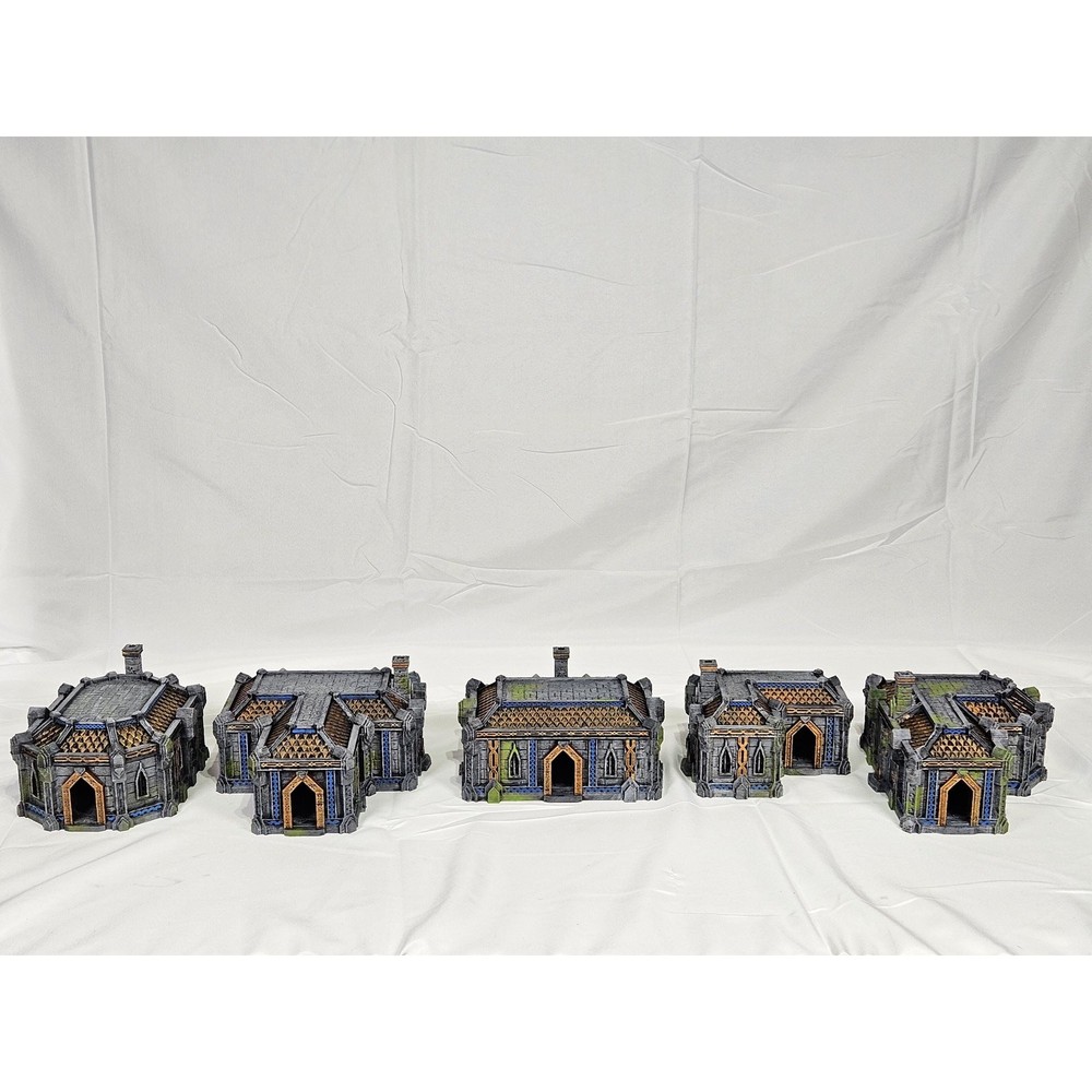 Modular Dwarven Houses Tabletop Terrain 28mm