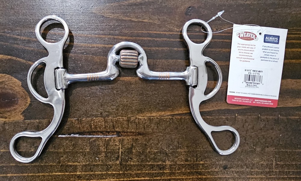 Weaver Ported Argentine Horse Bit With Copper Roller