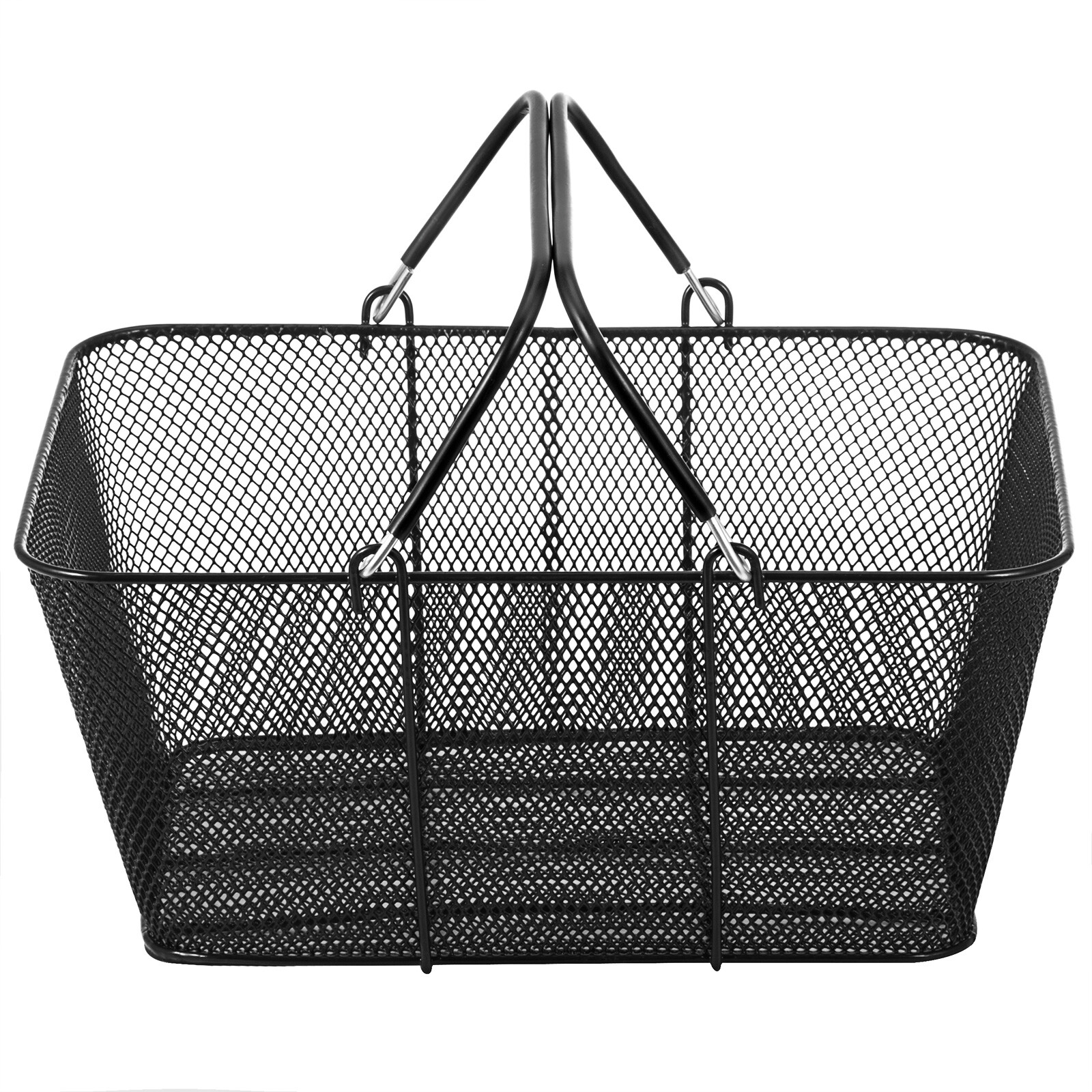 VEVOR Mesh Shopping Baskets with Handles Metal Shopping Basket 12PCS Portable