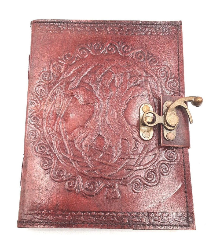 Celtic  leather blank journal books