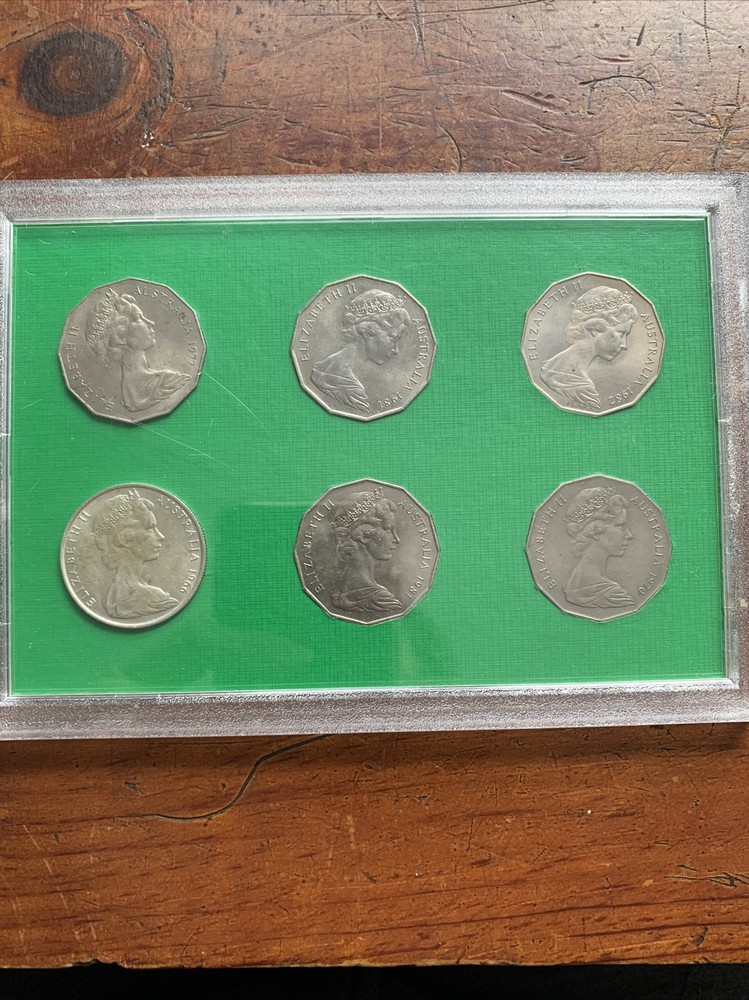 Australian 50 Cent Collection ~ 6 Coin Set