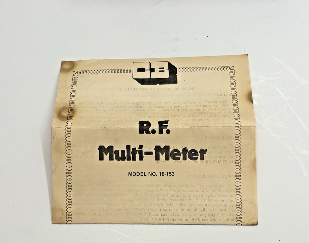 R F Multi-Meter 18-153
