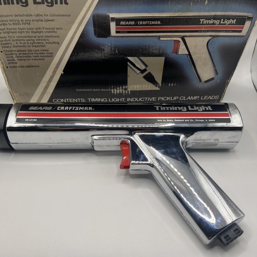 Vintage Sears Clamp On Inductive Timing Light Timing 28 2137 *UNTESTED*